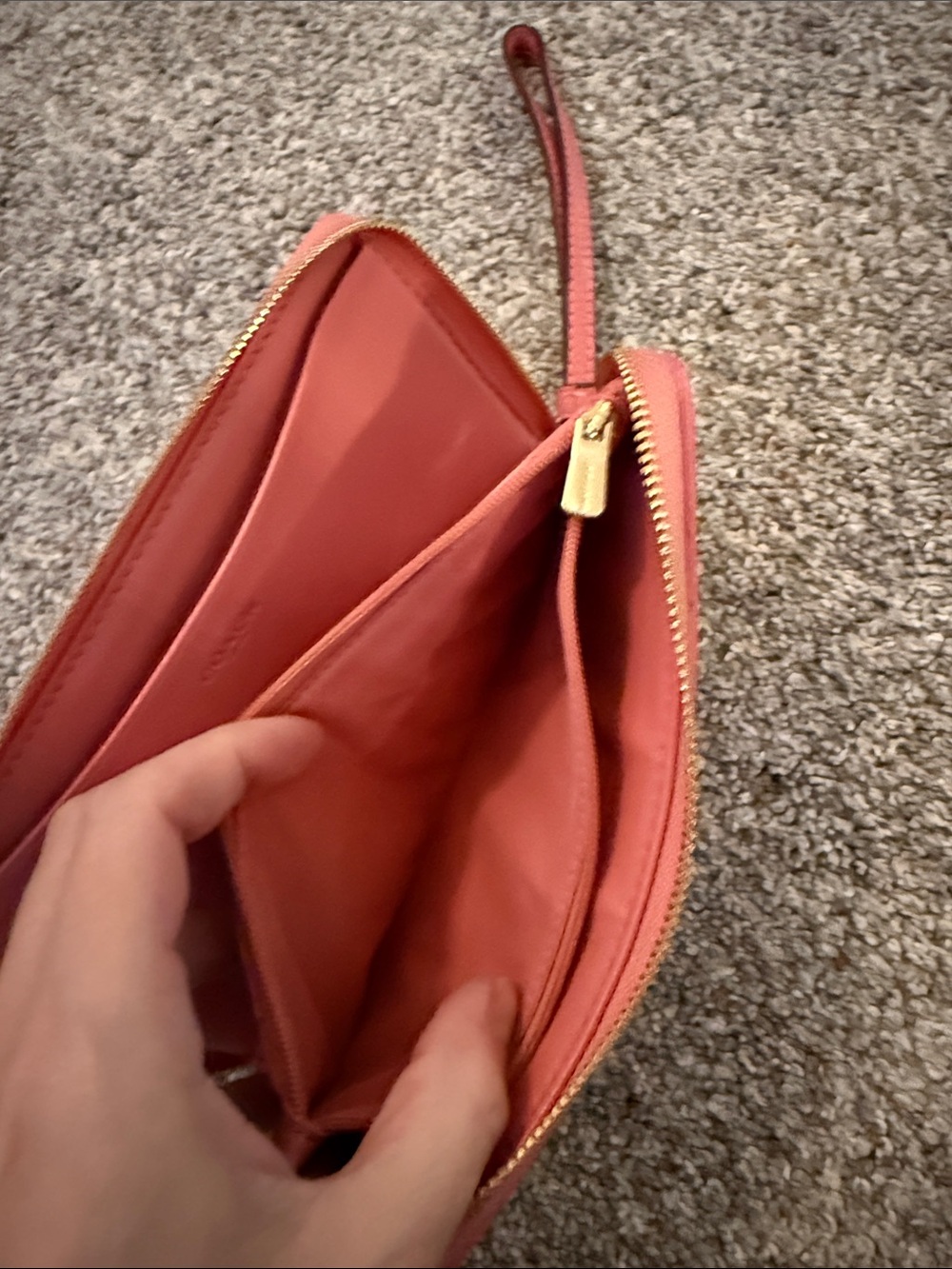 Coach Dempsey Large Phone Wallet in Signature Jacquard PINK - Picture 7 of 7